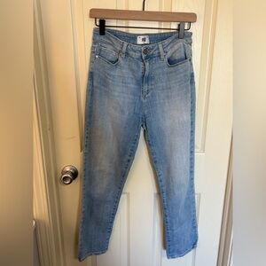 PAIGE Hoxton High Rise Slim Crop Jeans Women’s Size 29 Blue Medium Wash
